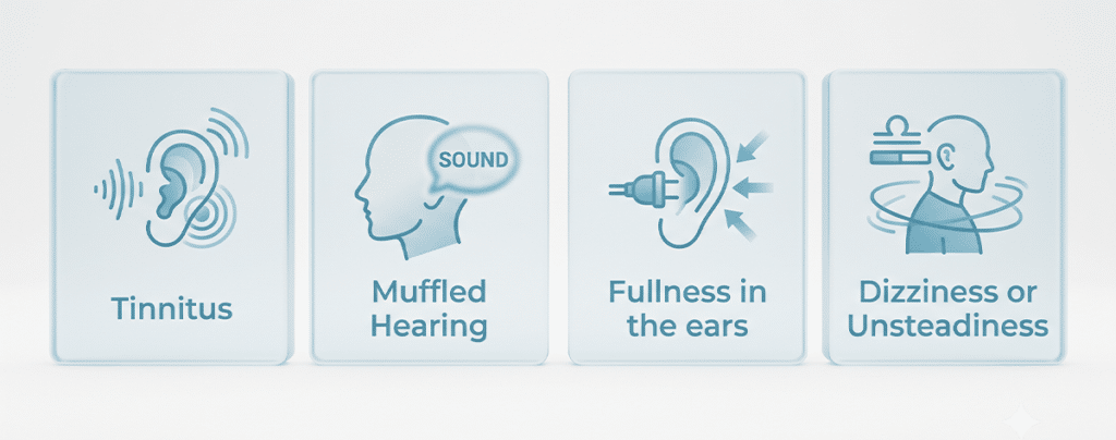 Early Signs of Ototoxicity from Ototoxic Drugs